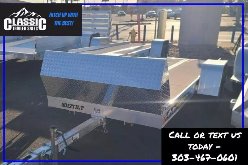 2025 Aluma 5012TILT Snowmobile Trailer