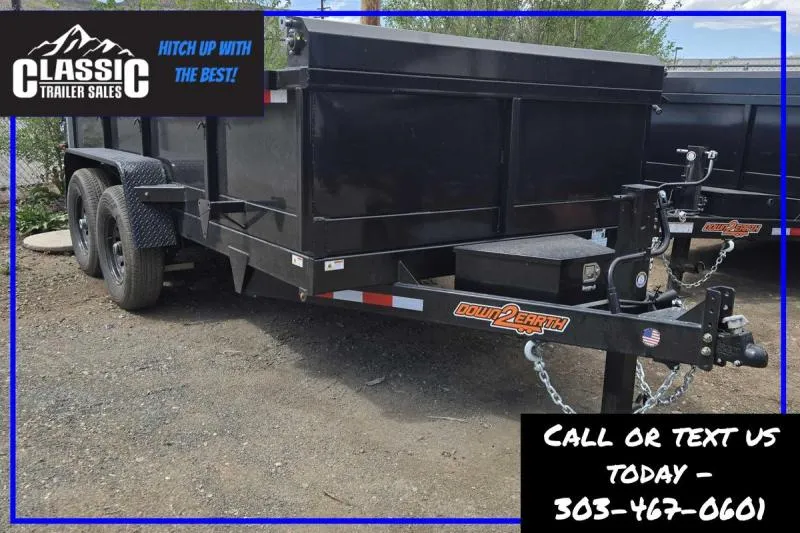 2026 Down 2 Earth Trailers DTE714DT7B Dump Trailer