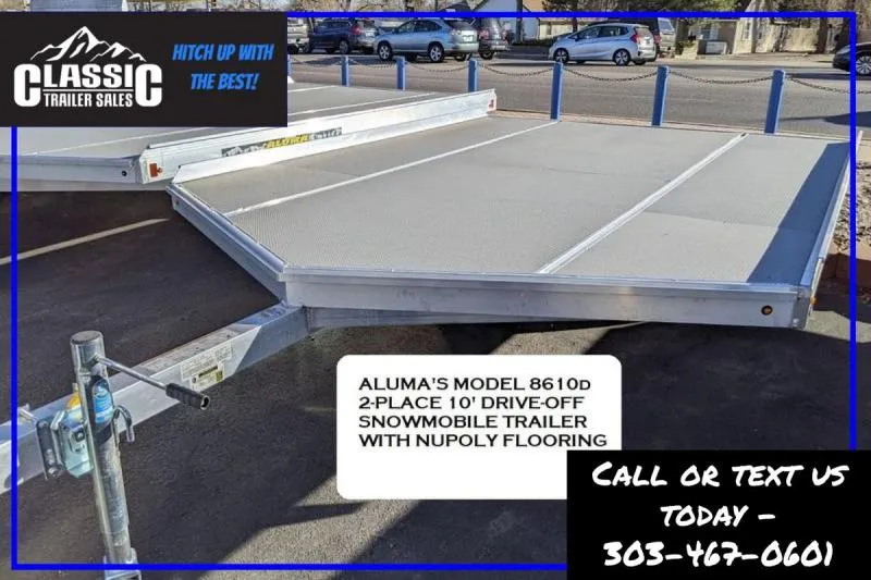 2027 Aluma 8610D/13 Snowmobile Trailer