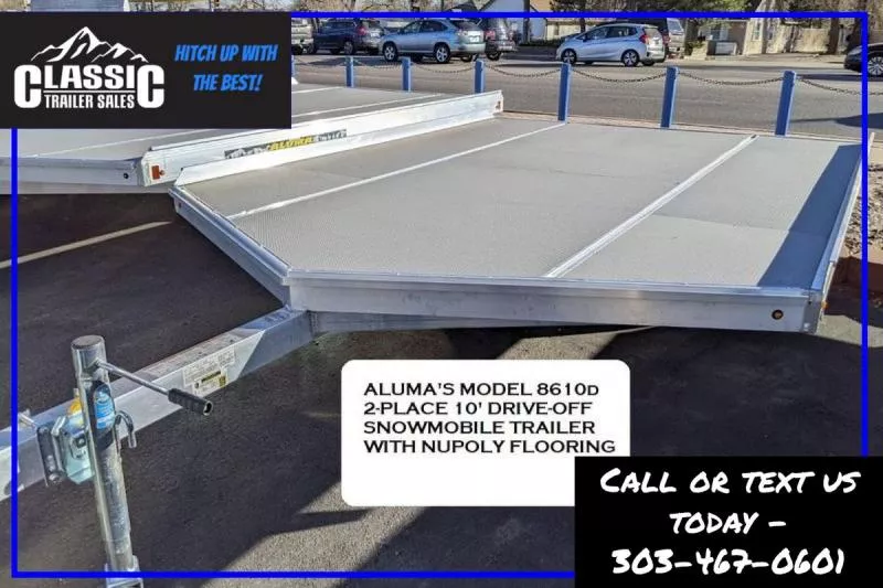 2027 Aluma 8610D/13 Snowmobile Trailer
