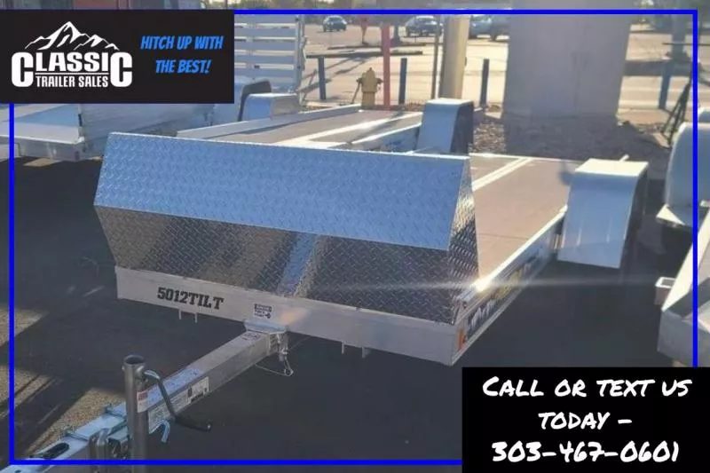 2025 Aluma 5012TILT Snowmobile Trailer