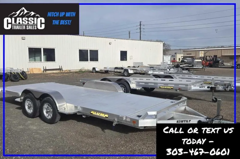 2027 Aluma 8218Tilt Flatbed Trailer
