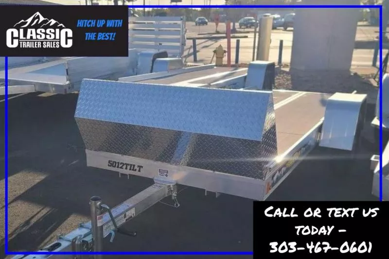 2025 Aluma 5012TILT Snowmobile Trailer