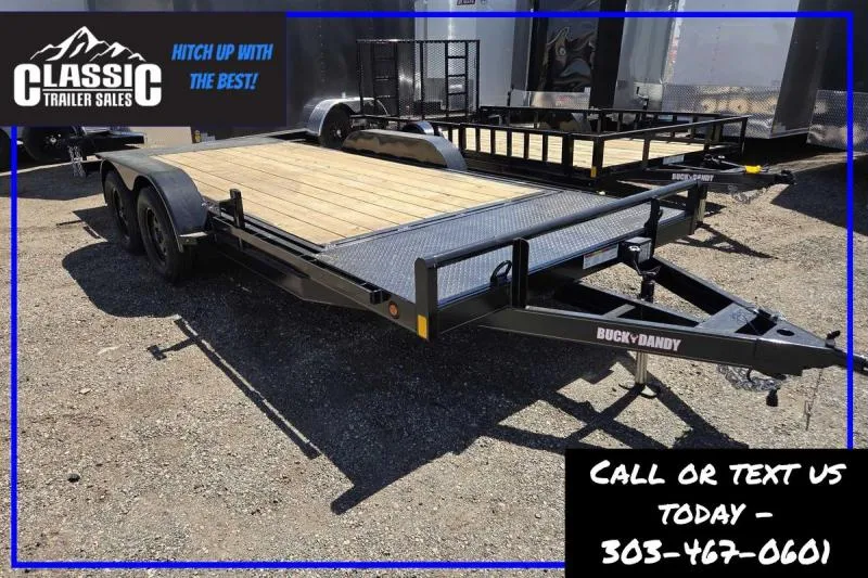 2026 Buck Dandy BCH-T818 Car / Racing Trailer