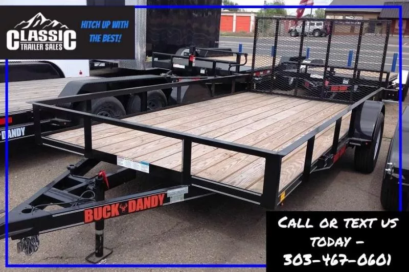 2025 Buck Dandy LB814 Utility Trailer