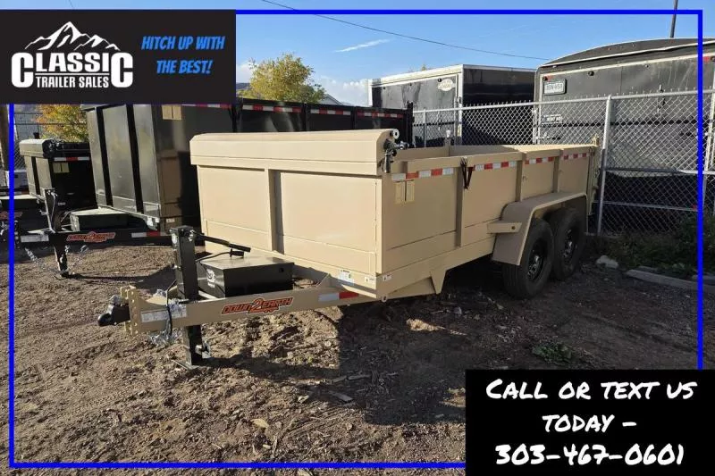 2026 Down 2 Earth Trailers DTE714DT7B Dump Trailer