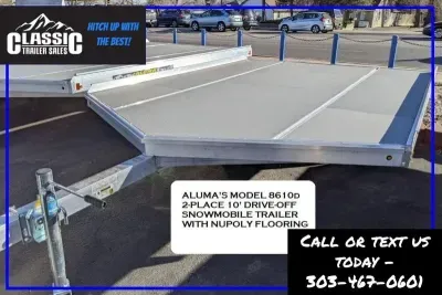 2027 Aluma 8610D/13 Snowmobile Trailer