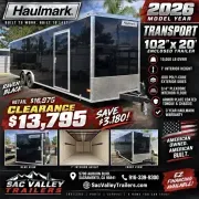 new Cargo (Enclosed) Trailers Haulmark  for sale, in Sacramento, CA Thumbnail 1