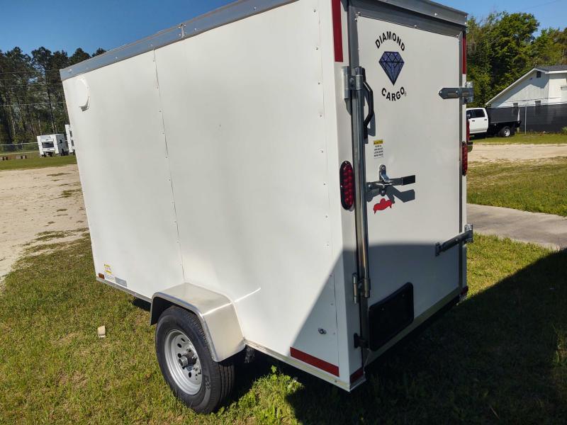 2021 Diamond Cargo 4x8 Single Axle Enclosed Cargo Trailer Brooklet
