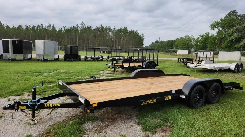 2025 Big Tex 70CH-20BKDT2B Wood Deck, 4-BRAKE, Dove Tail Car Hauler B4dDwOx4kdbb