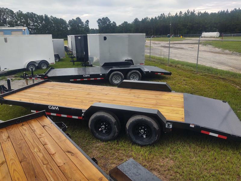 2023 CAM Superline P5CAM20CH 7X16+4 (20') 5 Ton GRAY Channel Frame Car