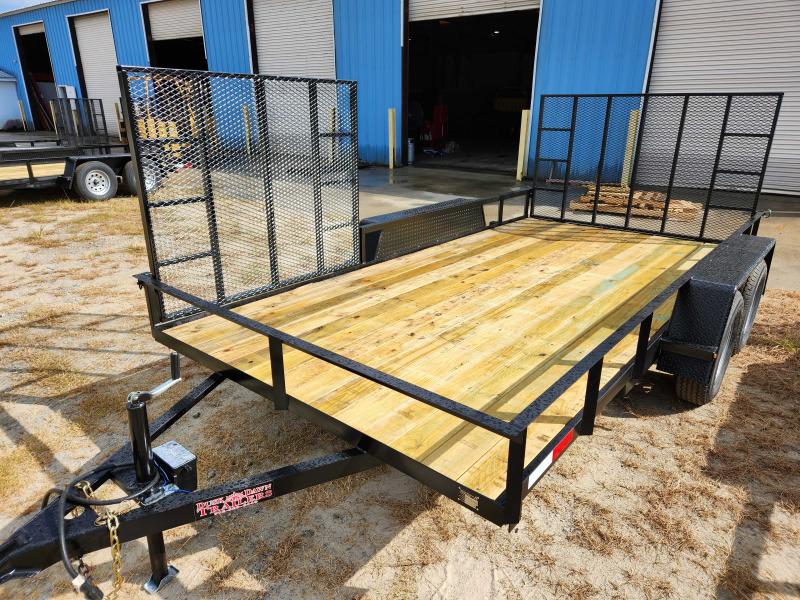 2023 CAM Superline P8220TATB100 7X20 GRAY 5 ton (10,000LB) Utility