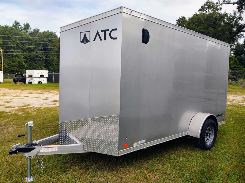 2023 ATC 6' X 12' Raven Silver Frost Single 2990LB. Spring Axle Cargo / Enclosed Trailer 2023 ATC 6' X 12' Raven Silver Frost Single 2990LB. Spring Axle Cargo / Enclosed Trailer