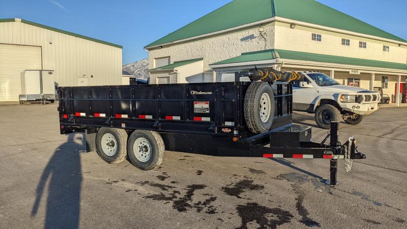 New! 2022 C&B 8x14 14k Deck-Over Dump Trailer w/ Fold Down Sides New! 2022 C&B 8x14 14k Deck-Over Dump Trailer w/ Fold Down Sides