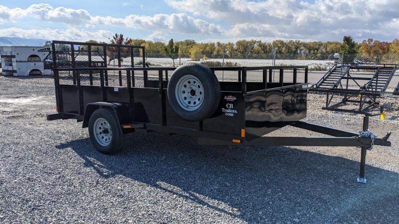 New! 2022 C&B 7x12 Utility Trailer w/ Solid Sides New! 2022 C&B 7x12 Utility Trailer w/ Solid Sides