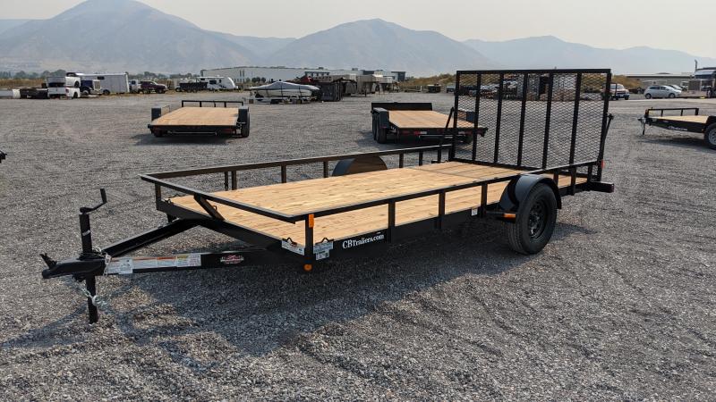 New! 2021 C&B 14' Single Axle Utility Trailer New! 2021 C&B 14' Single Axle Utility Trailer