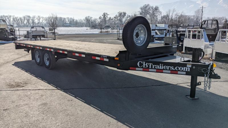 New! 2022 C&B 24' 14k Deck-Over Equipment Trailer w/ Slide Out Ramps New! 2022 C&B 24' 14k Deck-Over Equipment Trailer w/ Slide Out Ramps