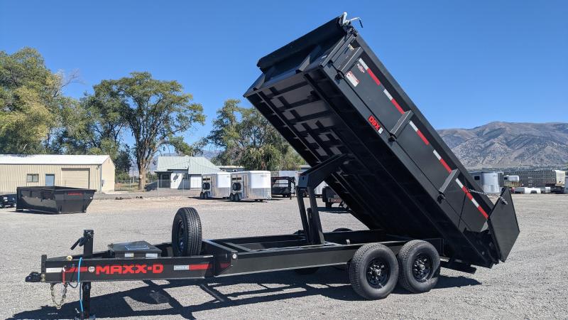 New! 2022 MAXXD D9X - 96"x14' Deck-over Dump Trailer w/ Fold Down Sides New! 2022 MAXXD D9X - 96"x14' Deck-over Dump Trailer w/ Fold Down Sides