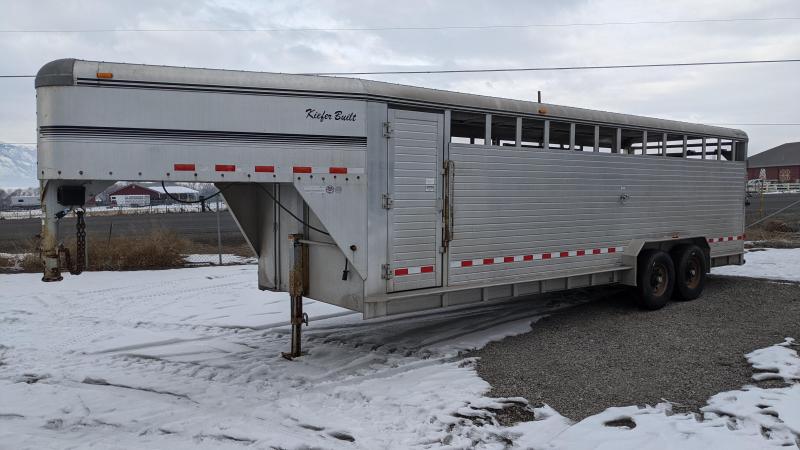 Used! 2004 Keifer Built 24' All-Aluminum Livestock Trailer Used! 2004 Keifer Built 24' All-Aluminum Livestock Trailer