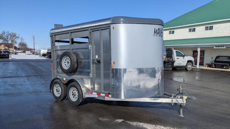 New! 2022 Maverick 12' Steel Framed Aluminum Skinned Livestock Trailer w/ Rear Slider Gate New! 2022 Maverick 12' Steel Framed Aluminum Skinned Livestock Trailer w/ Rear Slider Gate