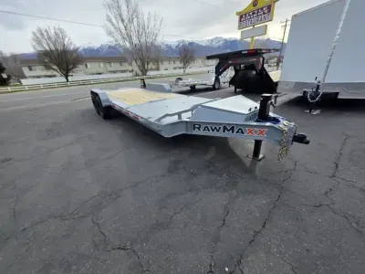 2026 RawMaxx 20' G7X Tilt 17.5K Equipment Flatbed Trailer