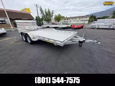 2026 Aluma 8016 (7X16) With Ramps & Tailgate Aluminum Utility Trailer