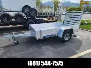 2026 Aluma 548 ESA (4.5X8) Aluminum with Solid Sides Utility Trailer