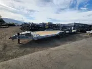 2026 RawMaxx 24' FYH Full Tilt 14K with Hydraulic Jack Equipment Flatbed Trailer