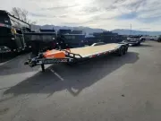 2026 RawMaxx 26' FYH Full Tilt 16K with Hydraulic Jack Equipment Flatbed Trailer