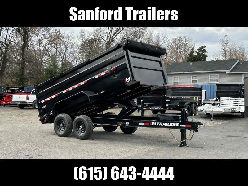 2024 PJ Trailers 14' x 83" Low Pro High Side Dump w. Hydraulic Jack (DM