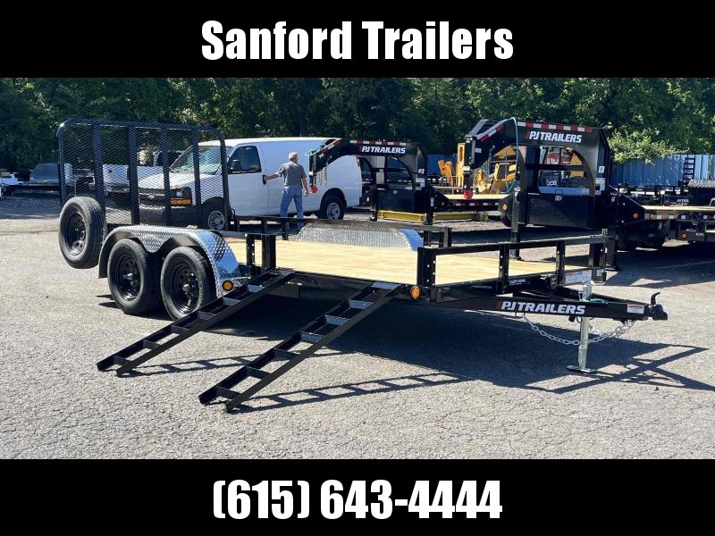 2023 PJ Trailers 83" x 16' Tandem Axle Channel Utility (UL) 2023 PJ Trailers 83" x 16' Tandem Axle Channel Utility (UL)