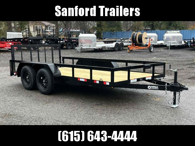 2023 Gorilla Trailer 6'4" x 14' Tandem Axle Utility Trailer 2023 Gorilla Trailer 6'4" x 14' Tandem Axle Utility Trailer