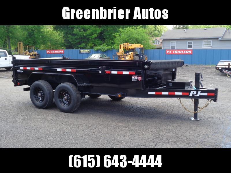 2021 PJ Trailers 14' x 83" Low Pro Dump w/ 8k Axles (DX) Dump Trailer 2021 PJ Trailers 14' x 83" Low Pro Dump w/ 8k Axles (DX) Dump Trailer