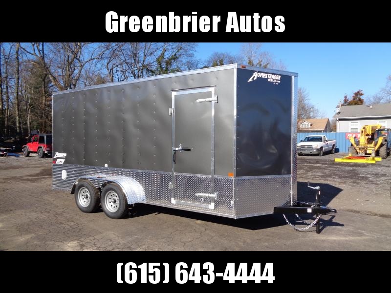 2021 Homesteader Intrepid 7' x 16' x 7' OHV Pkg Enclosed Cargo Trailer 2021 Homesteader Intrepid 7' x 16' x 7' OHV Pkg Enclosed Cargo Trailer