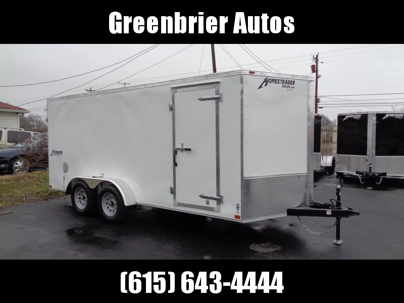 2021 Homesteader Intrepid 7' x 16' x 6' Enclosed Cargo Trailer 2021 Homesteader Intrepid 7' x 16' x 6' Enclosed Cargo Trailer