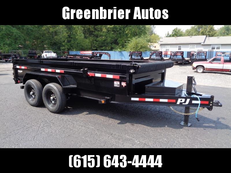 2021 PJ Trailers 14' x 83 in. Pro Series Low-Pro Dump (DL) Dump Trailer 2021 PJ Trailers 14' x 83 in. Pro Series Low-Pro Dump (DL) Dump Trailer