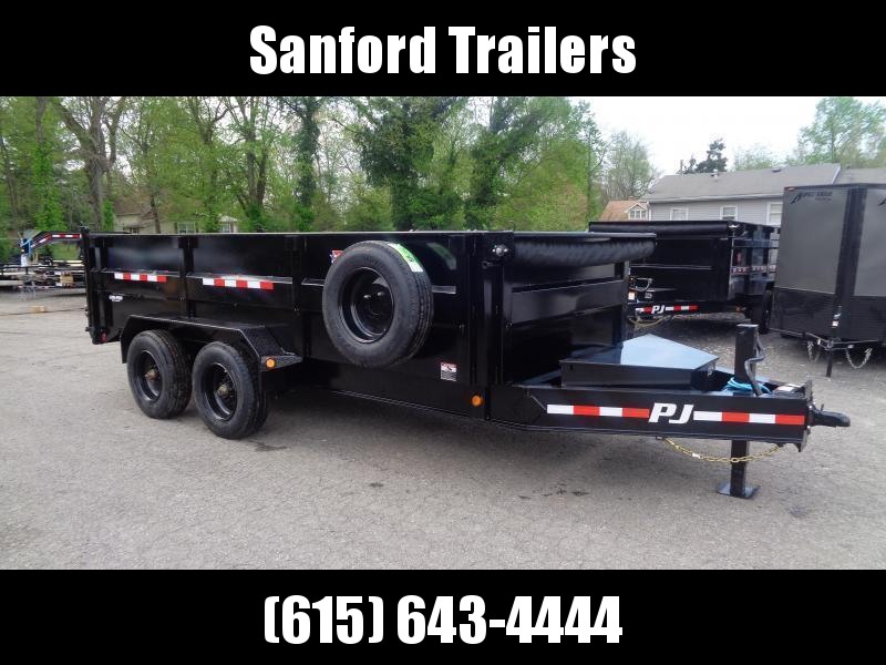 2022 PJ Trailers 16' x 83" HD Low-Pro Dump (DE) Dump Trailer 2022 PJ Trailers 16' x 83" HD Low-Pro Dump (DE) Dump Trailer