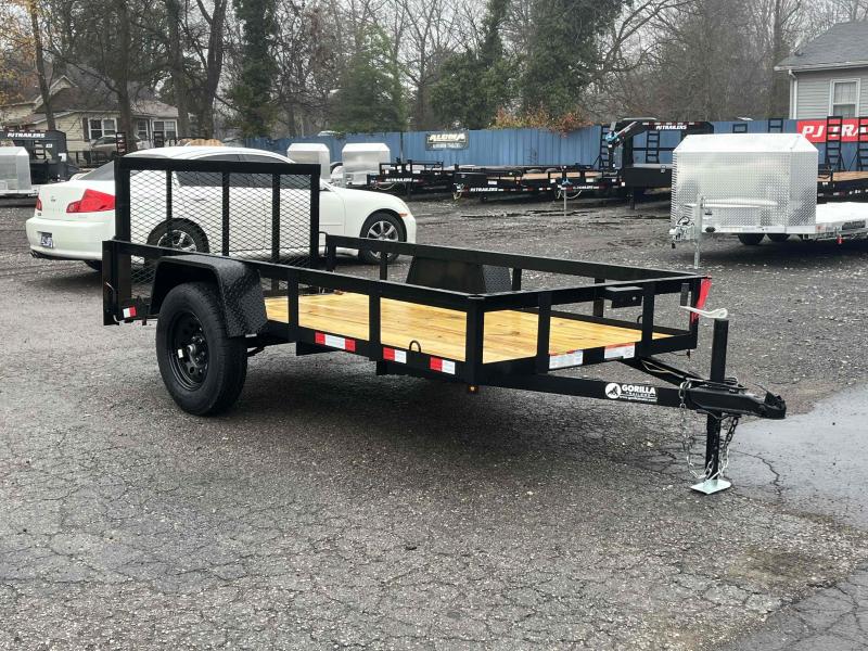 2023 Gorilla Trailer 6'4" x 12' Single Axle Utility Trailer