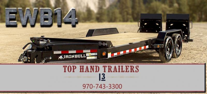 2022 Ironbull 22' X 83" Equipment trailer w/ large toolbox and stand up ramps 2022 Ironbull 22' X 83" Equipment trailer w/ large toolbox and stand up ramps