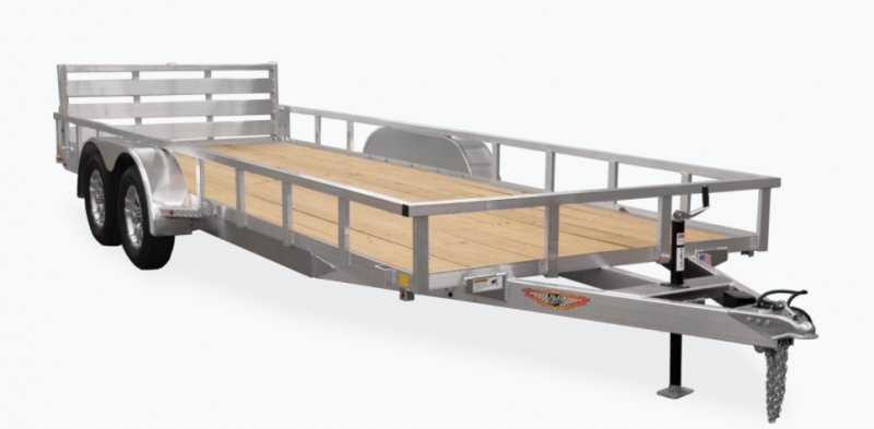2021 H and H Trailer 82x16 Aluminum Rail Side Utility Trailer 7K Tandem (H8216TRSA-070) Utility Trailer 2021 H and H Trailer 82x16 Aluminum Rail Side Utility Trailer 7K Tandem (H8216TRSA-070) Utility Trailer