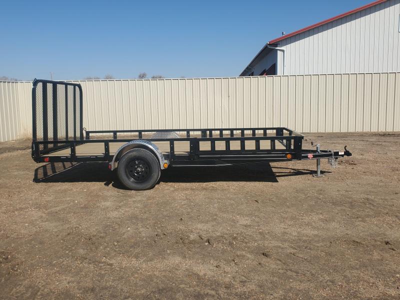 2021 PJ Trailers 83" x 14' 83" Single Axle Channel Utility (U8) 2021 PJ Trailers 83" x 14' 83" Single Axle Channel Utility (U8)
