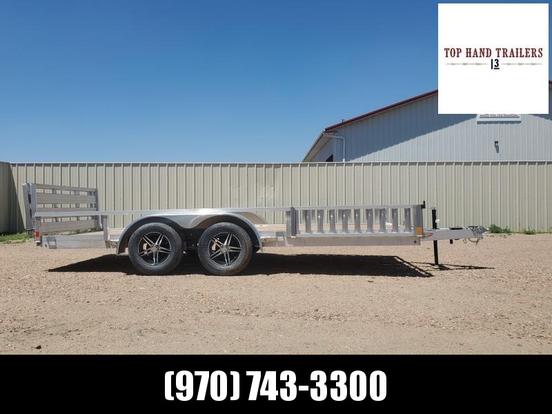 2021 H and H Trailer 16' x 83" Aluminum ATV Trailer 7K Tandem (H8216TRSAV-070) ATV Trailer 2021 H and H Trailer 16' x 83" Aluminum ATV Trailer 7K Tandem (H8216TRSAV-070) ATV Trailer