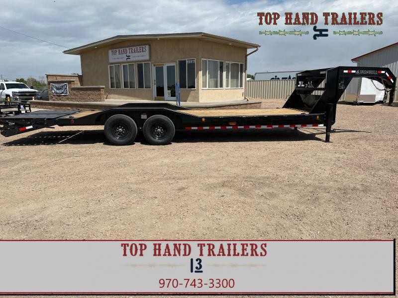 2022 Iron Bull 26' Low-Pro Gooseneck w/ Drive Over Fenders 7K Axles 2022 Iron Bull 26' Low-Pro Gooseneck w/ Drive Over Fenders 7K Axles