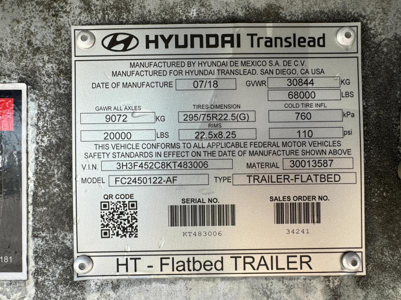 used Flatbed Semi Trailers Hyundai  for sale, in Denver, CO Thumbnail 7