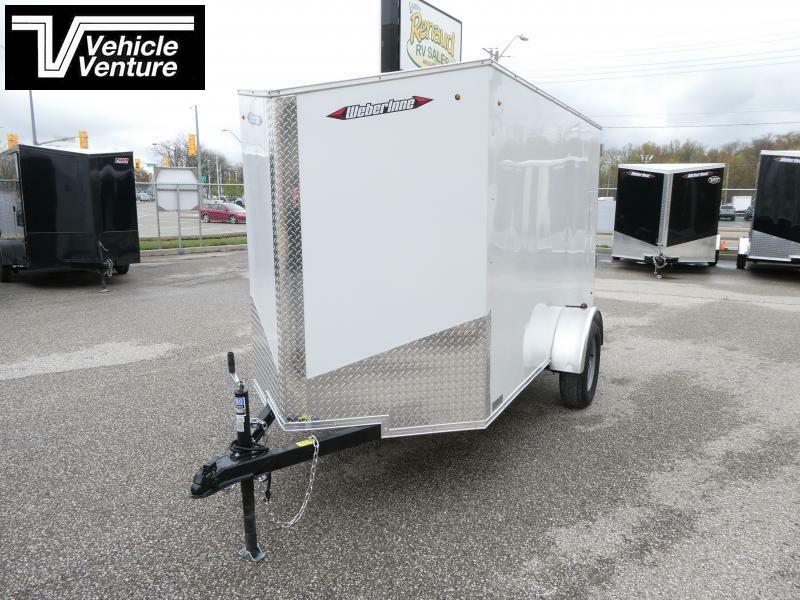2023 erlane 7x14 Enclosed Cargo Trailer, Contractor Series 12" Extra