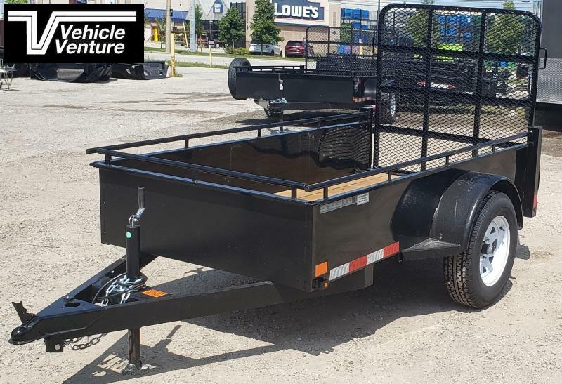 2022 Canada Trailers 4x8 Steel Side Utility Trailer Trusted Trailer