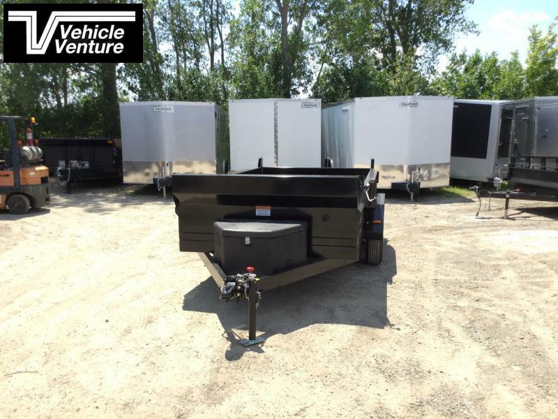 2023 erlane 6X12 Dump Trailer 18" high sides, 3500 lbs tandem axle