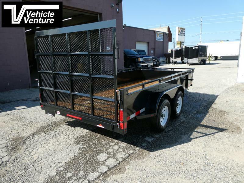 2013 QSAP 5X10 SINGLE AXLE UTILITY TRAILER WITH RAMP Trusted Trailer