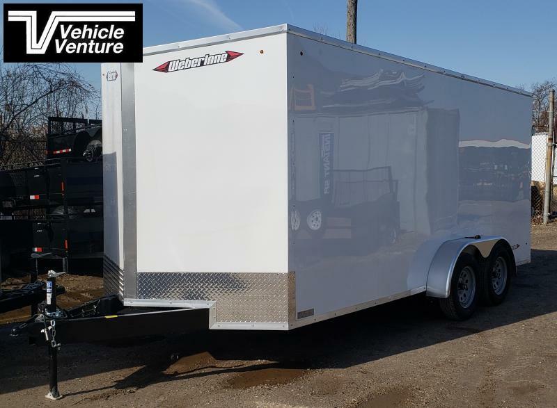 2022 Weberlane 7x16 Contractor - 6" Extra Height (Ramp Door)