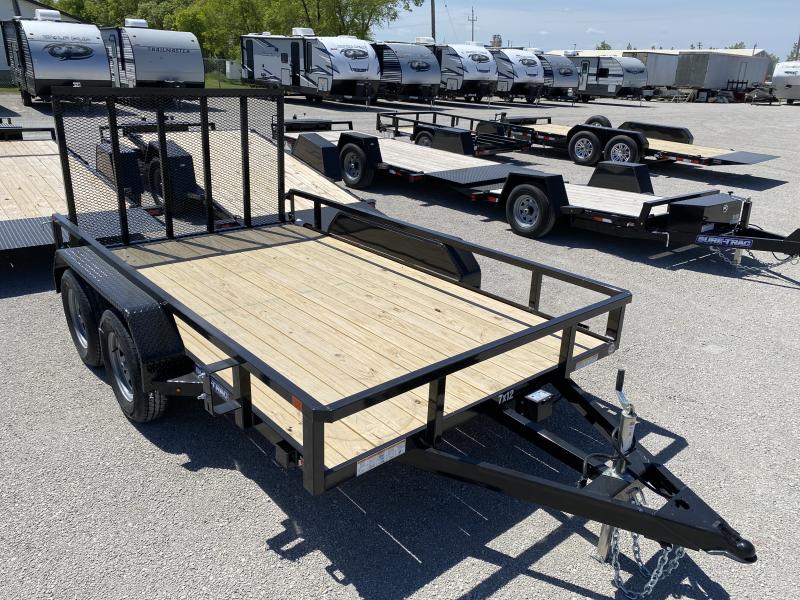 2022 Sure-Trac 7 X 12 Tube Top Utility Trailer 7K Tandem Axle 2022 Sure-Trac 7 X 12 Tube Top Utility Trailer 7K Tandem Axle